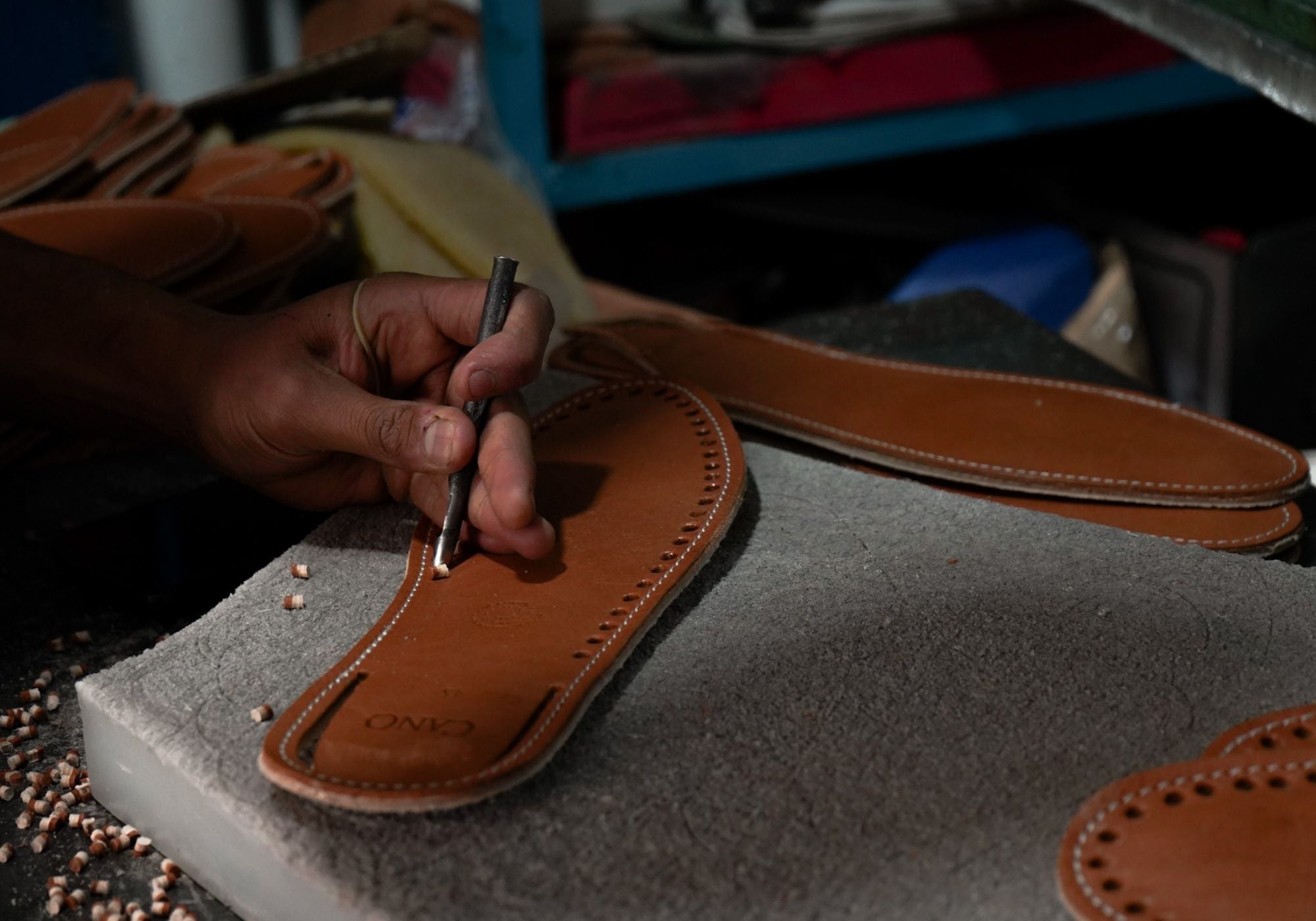 Cano shoe sole production