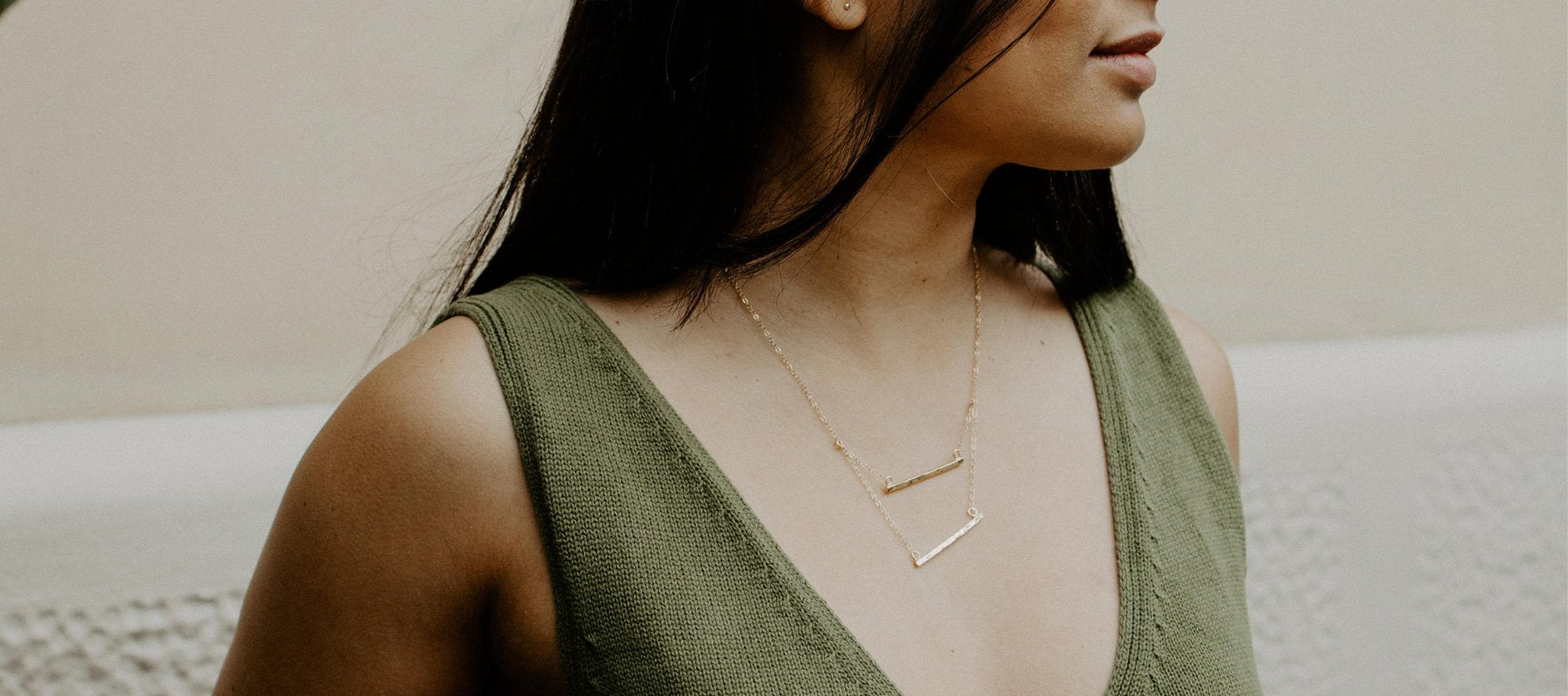 Sustainable and handmade necklaces