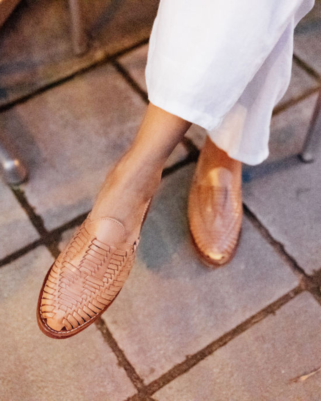 Cano Emma Beige fair mule lifestyle view