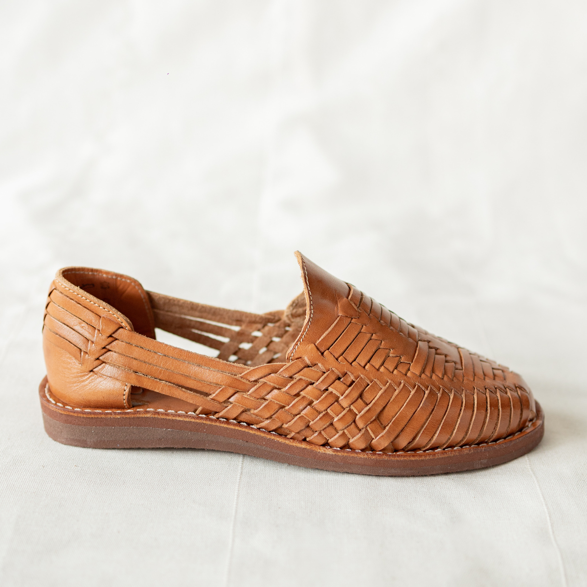 Cano Mara Wedge Cognac summer huarache side view