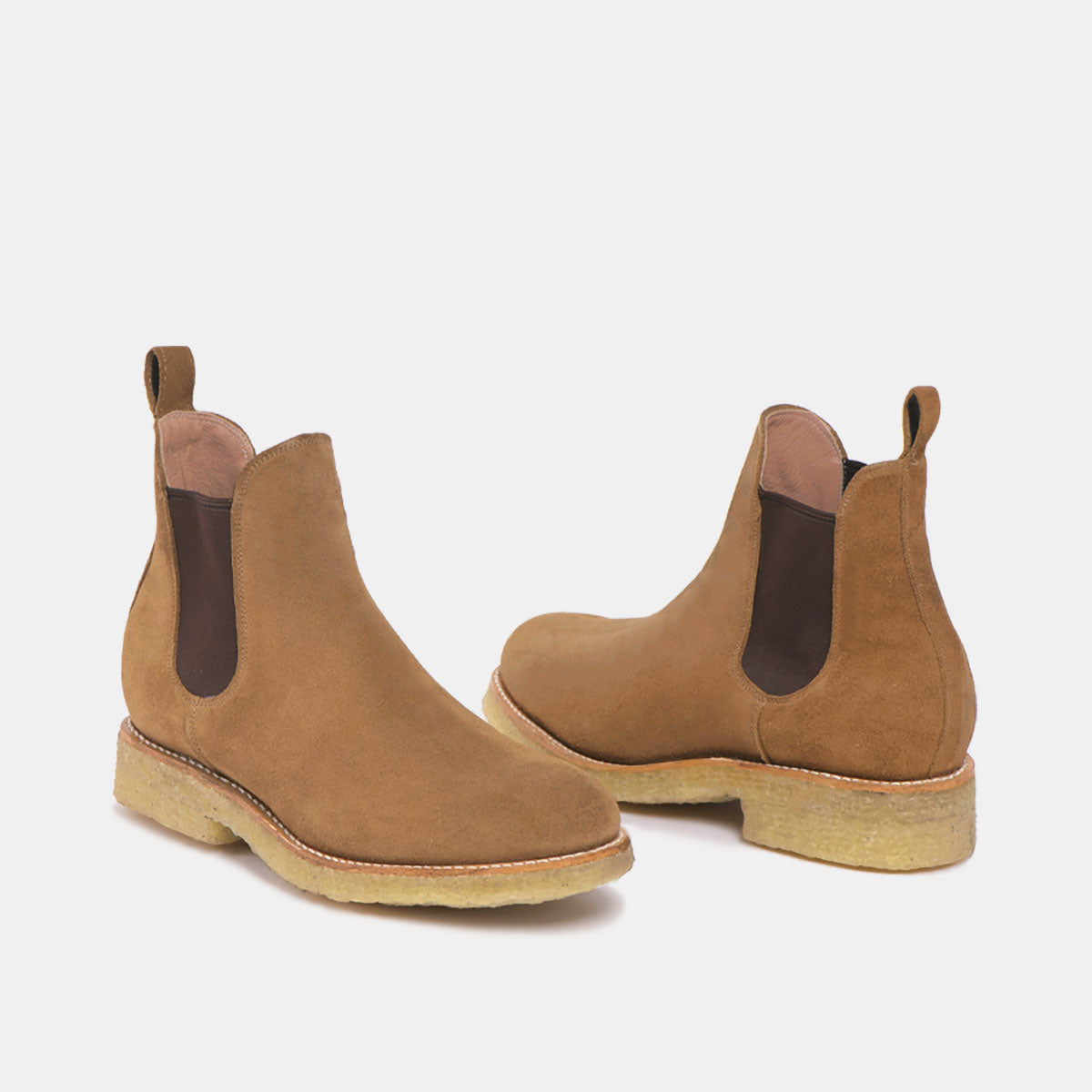 ARMANDO Chelsea Boot Natural Beige Suede - CANO