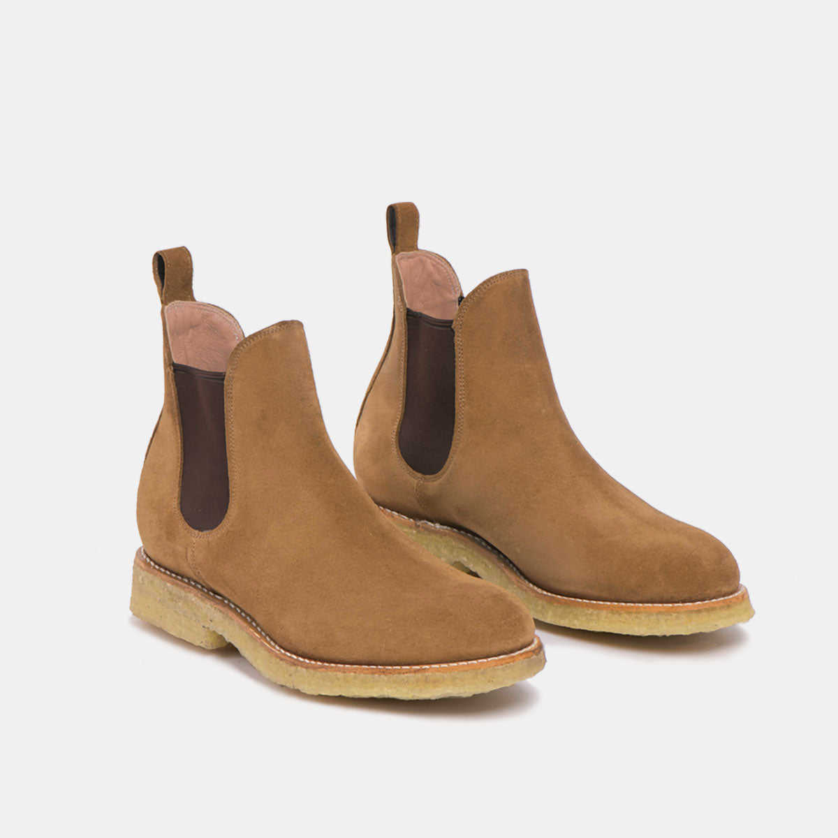 ARMANDO Chelsea Boot Natural Beige Suede - CANO