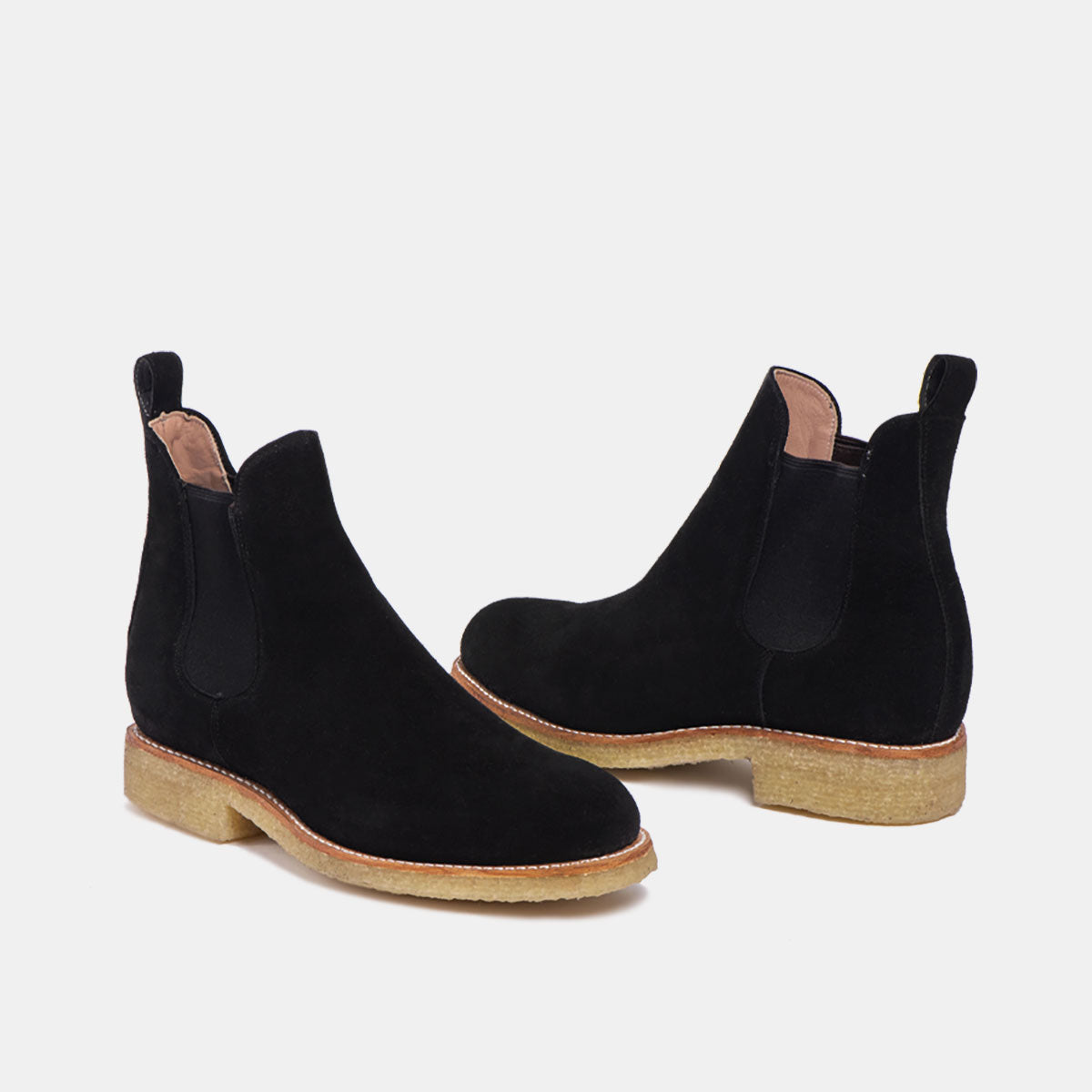 ARMANDO Chelsea Natural Boot Black Suede - CANO