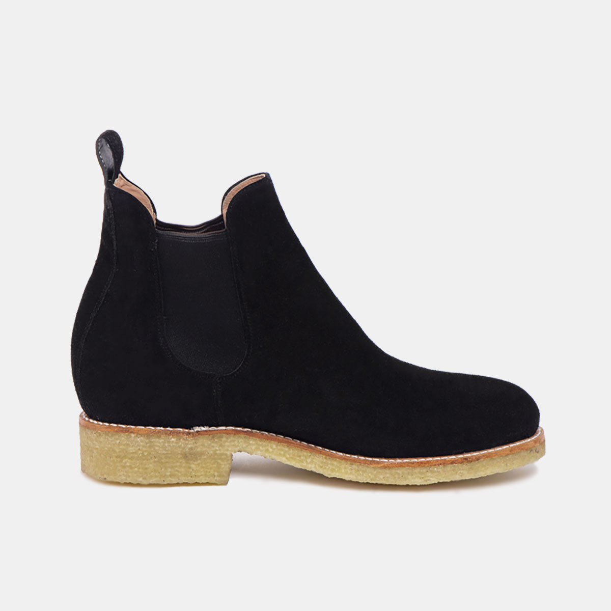 ARMANDO Chelsea Natural Boot Black Suede - CANO