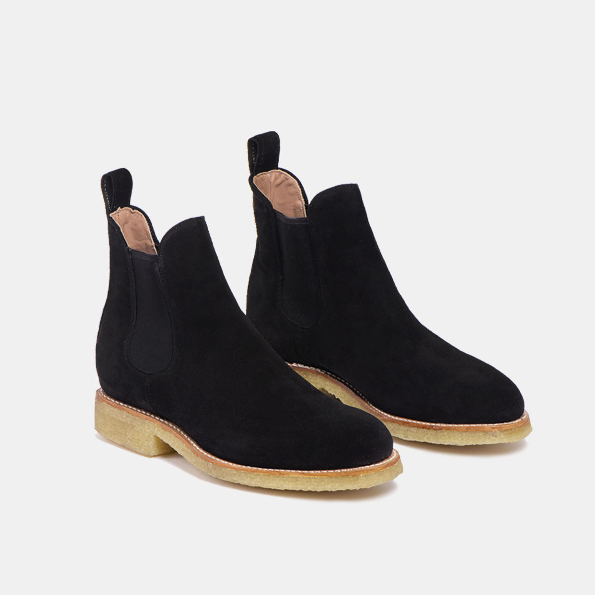 ARMANDO Chelsea Natural Boot Black Suede - CANO