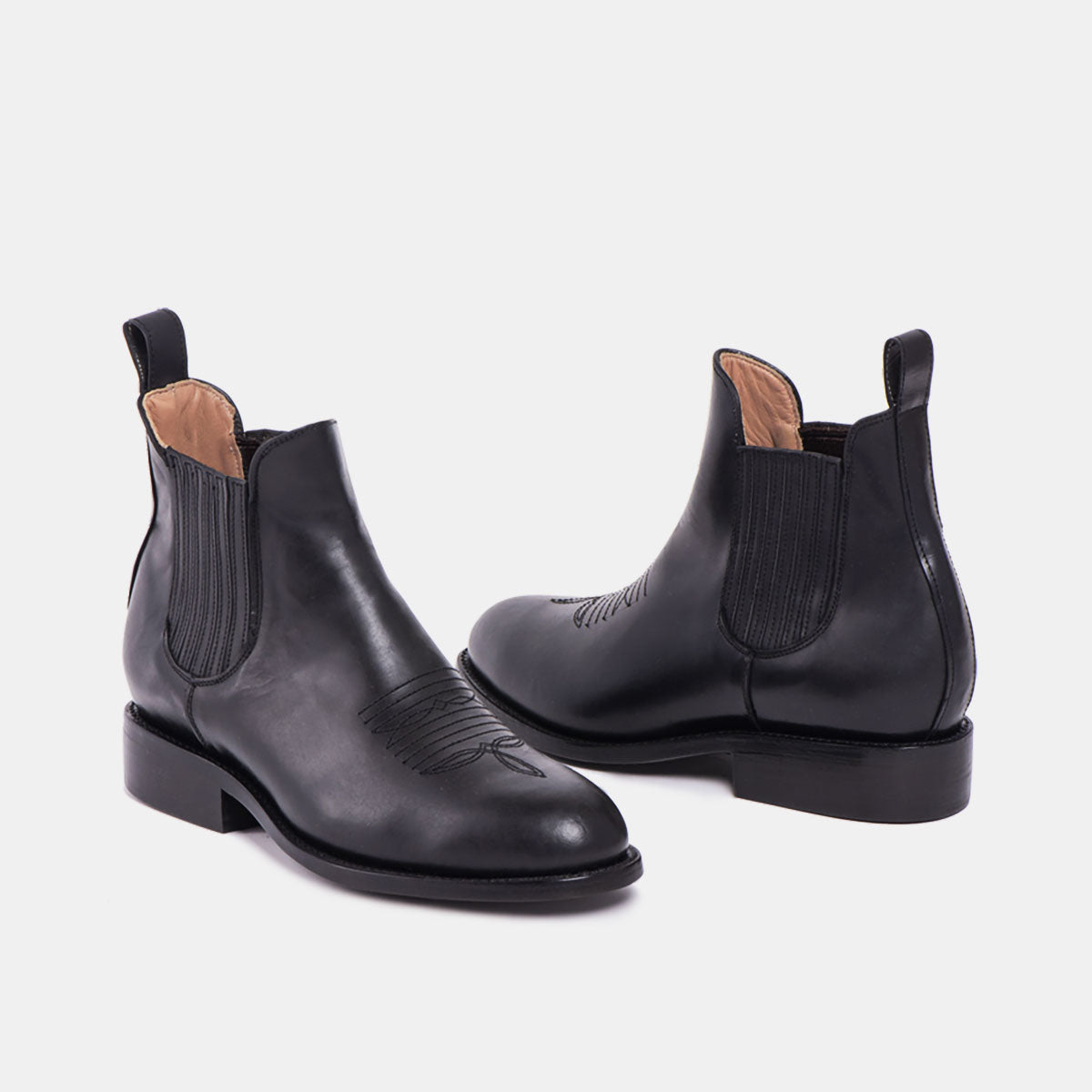 CARLOS Charro Boot Black - CANO