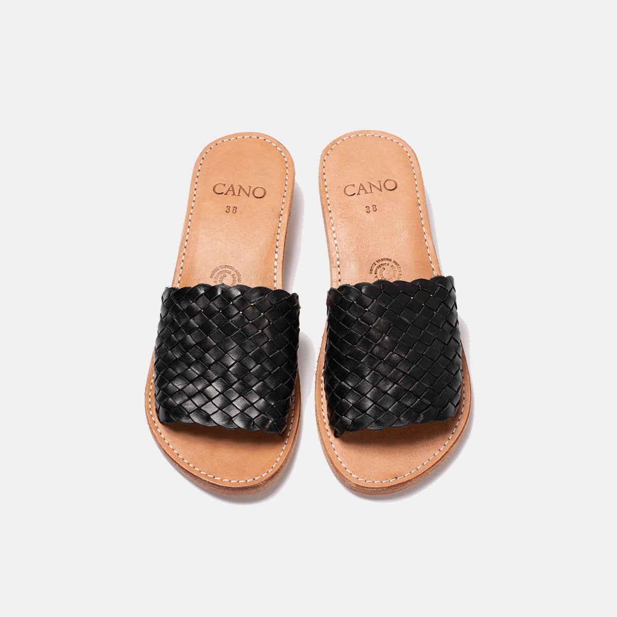 CANO - Carmen Black Mexican Sandal