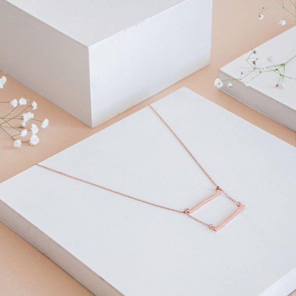 PATRICIA Rosegold Necklace Hammered - CANO