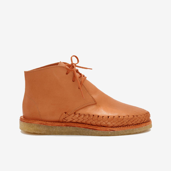 Side view of Gabriel women desert boot cognac - CANO