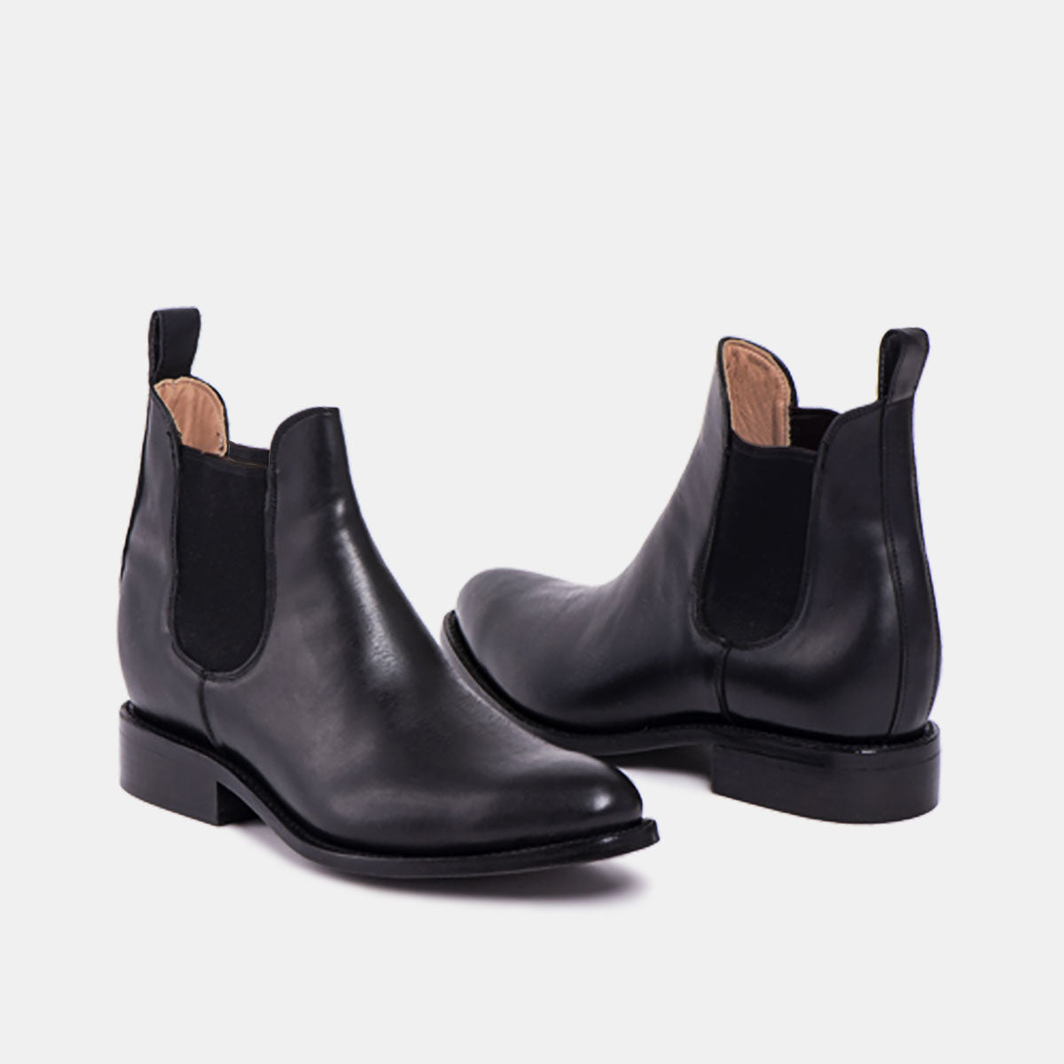 Cano Manuel Chelsea Boot Black handcrafted front and back view