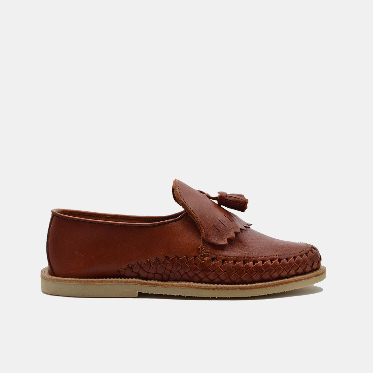 Cano Mario Brown sustainable loafer side view