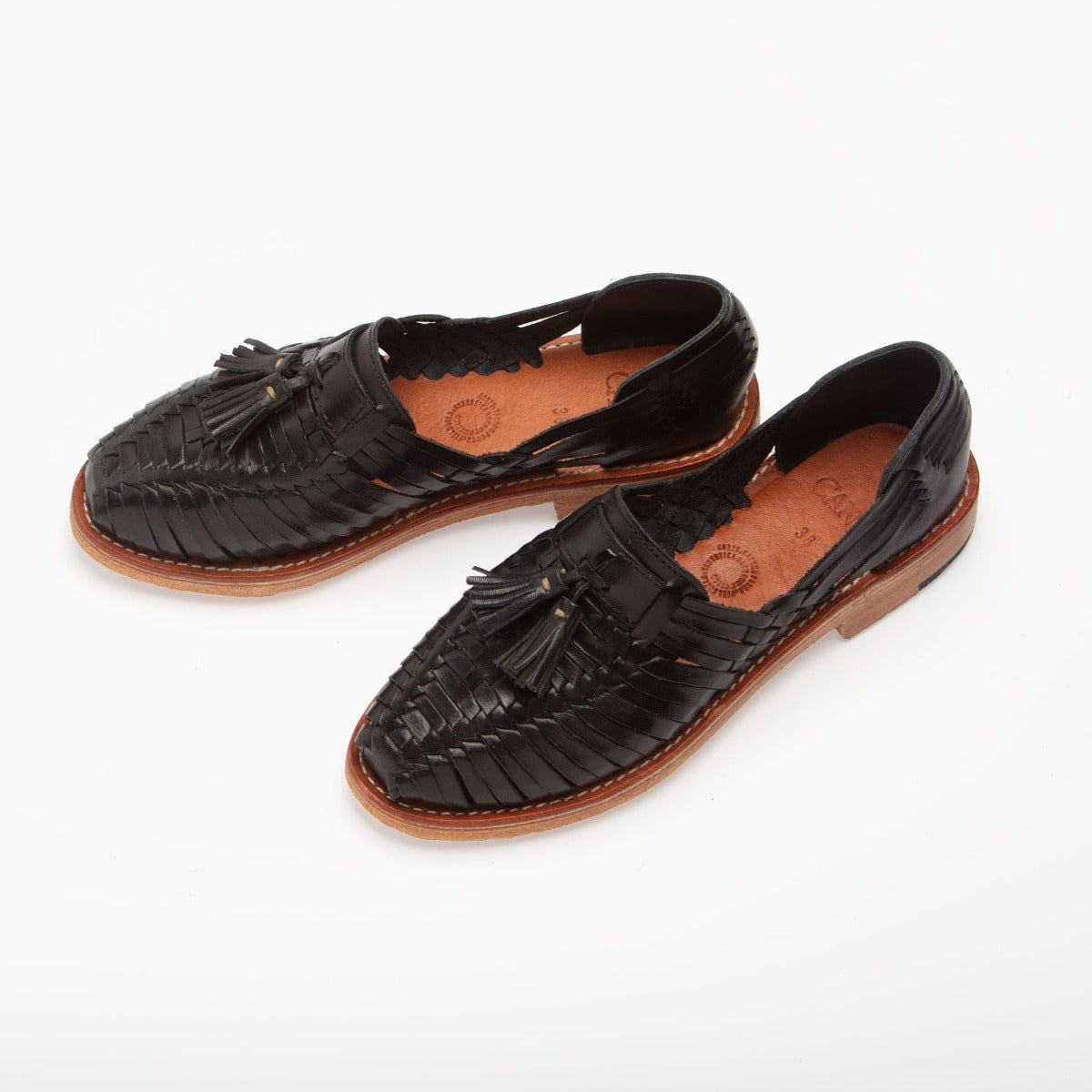 ELENA Black Fairly Handmade Huarache - CANO