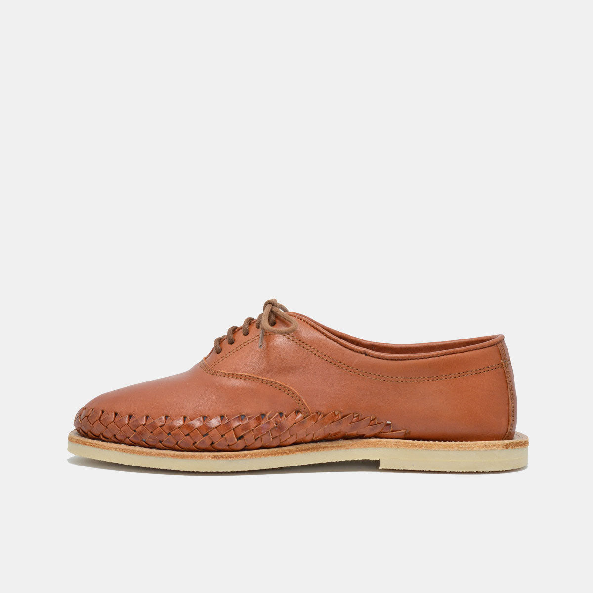 Cano Pancho Brown leather shoe side view