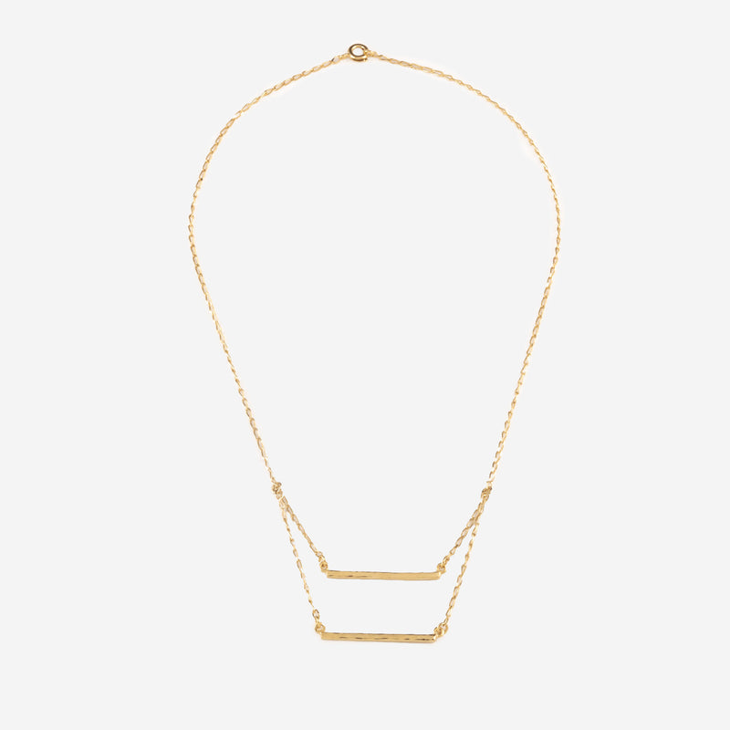 PATRICIA Gold Necklace Hammered - CANO
