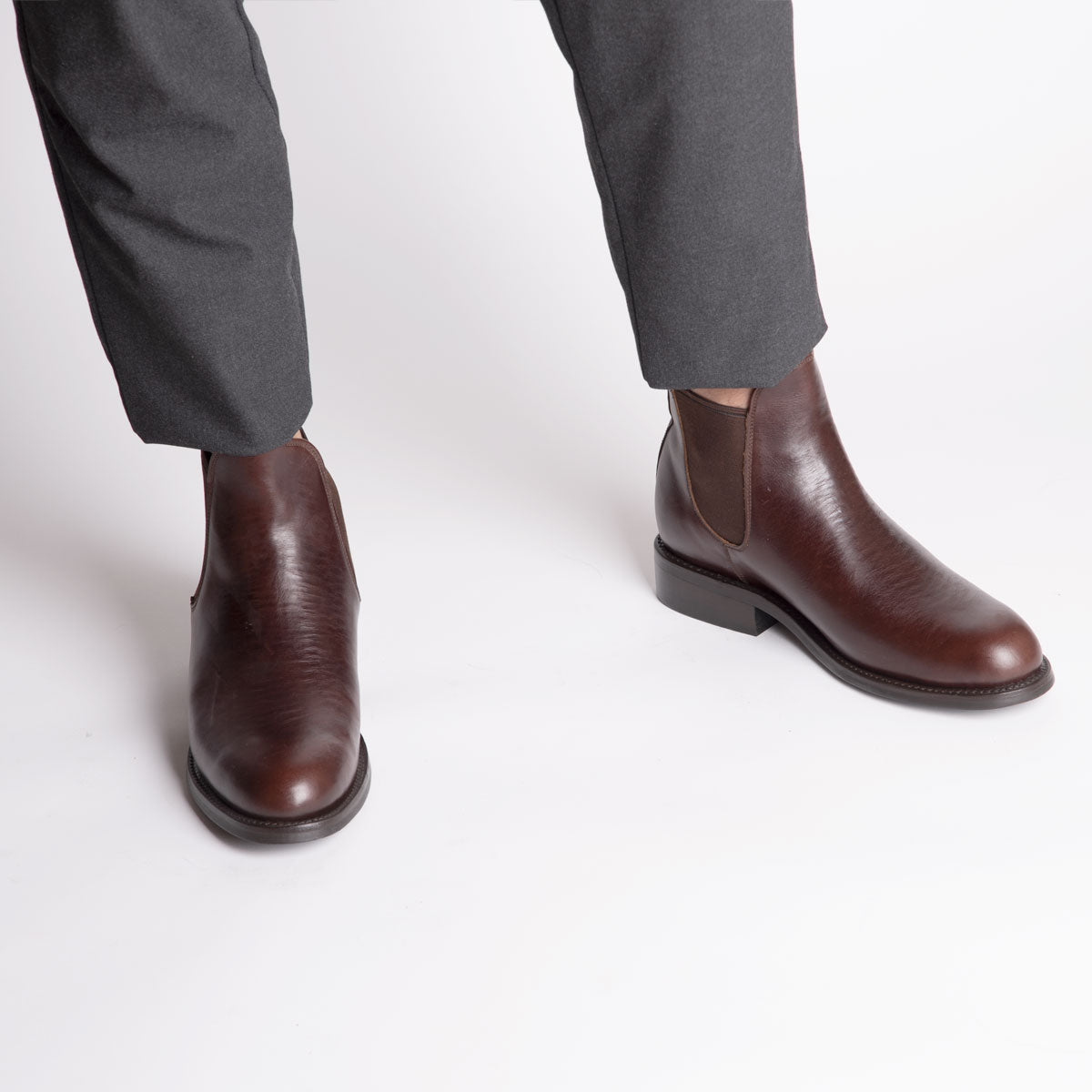 Cano Pedro Chelsea Brown eco-friendly boot lifestyle view